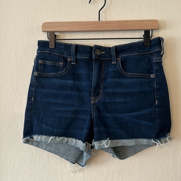 American Eagle Hi-Rise Shortie Jean Shorts - Picture 1 of 5